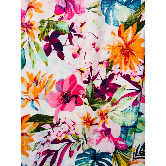 NWT Tommy Bahama Garden of Hope & Courage Floral Silk Halter Dress Size XL - Picture 6 of 8